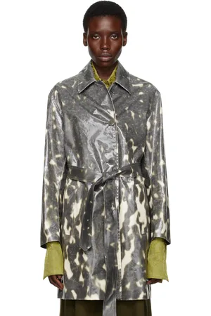 DRIES VAN NOTEN Mackintosh hydrofuge noir