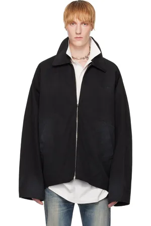 Balenciaga Blouson noir à glissière - Garde-robe