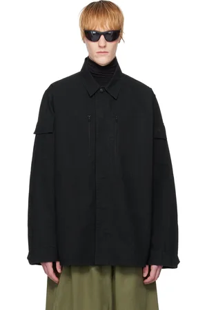 Balenciaga Chemise militaire noire - Garde-robe