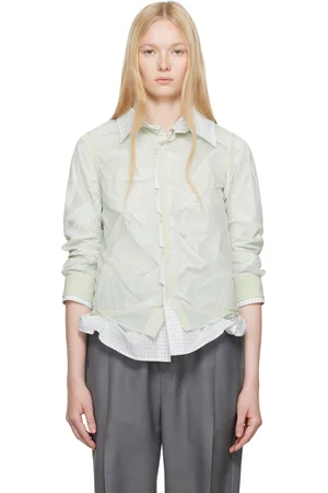 Maison Margiela Chemise étagée verte