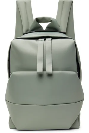 CÔTE&CIEL Petit sac à dos Sava vert en satin Sleek
