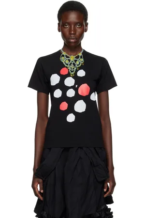 Comme des Garçons T-shirt noir à col ras du cou édition Filip Pagowski