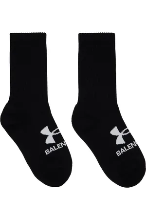 Balenciaga Chaussettes de tennis noires édition Under Armour
