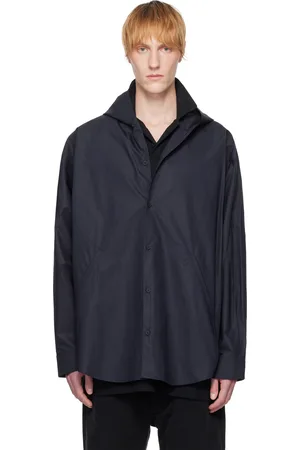 Balenciaga Chemise noire à capuche - Garde-robe