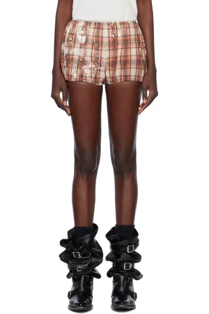 R13 Short bouffant orange