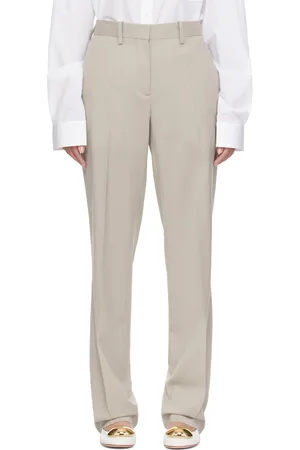 Helmut Lang Pantalon Car beige