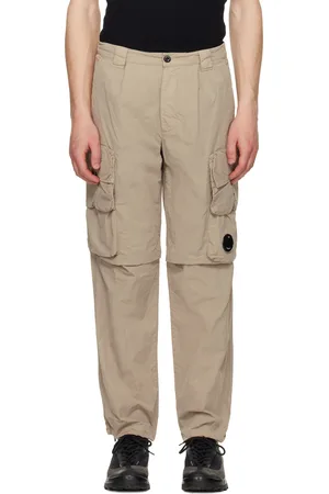 C.P. Company Pantalon cargo beige en nylon Flatt
