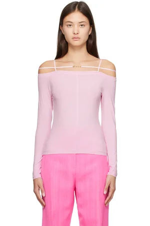 Jacquemus T-shirt à manches longues Sierra rose - Le papier