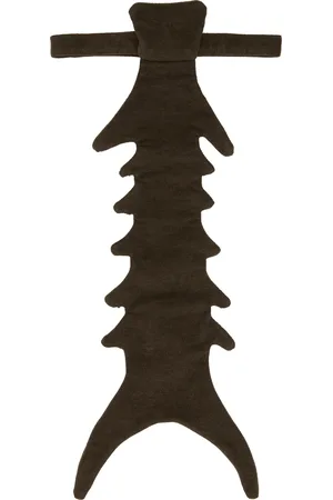 YAKU Cravate Trilotie brune