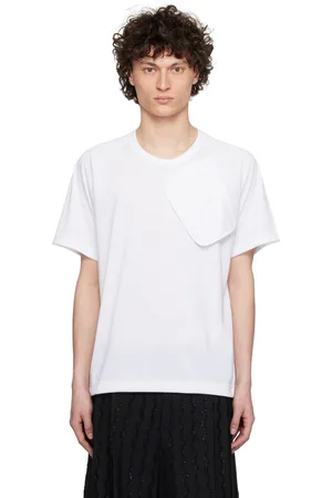 Comme des Garçons T-shirt blanc en jersey de polyester