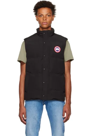 Canada Goose Veste Garson noire rembourrée en duvet