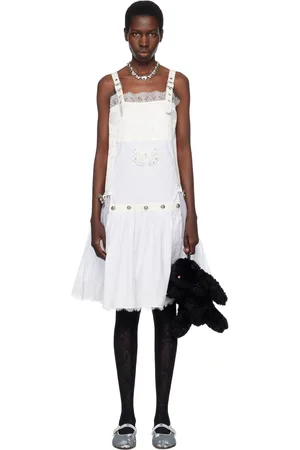 Chopova Lowena Robe midi Nohow Nightie blanche