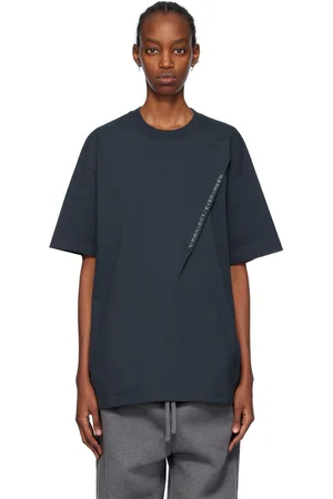 Y / PROJECT T-shirt noir à couture pincée - Evergreen