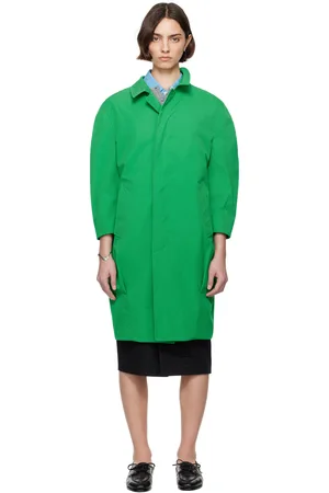 Bally Manteau vert en sergé