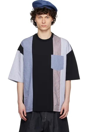 Comme des Garçons T-shirt noir à panneaux