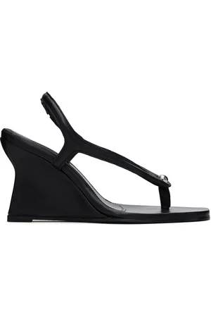 Paris Georgia Sandales à talon compensé Valentina noires