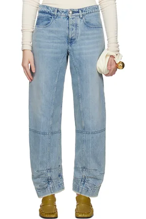 Jil Sander Jean bleu à pinces