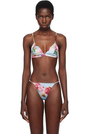 FLEUR DU MAL Soutien-gorge triangle Luxe bleu
