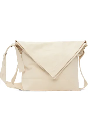 JAN JAN VAN ESSCHE Petit sac de transport #39 blanc cassé