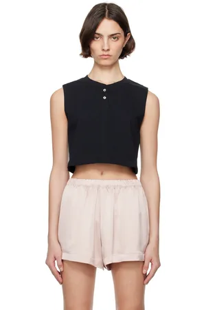 Leset Henley sans manches noir - Margo