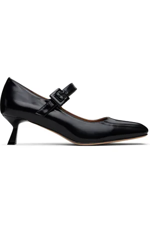 Shushu/Tong Chaussures à talon noires à bout carré