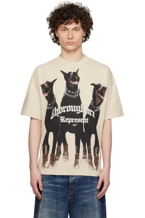Represent T-shirt beige à image Thoroughbred