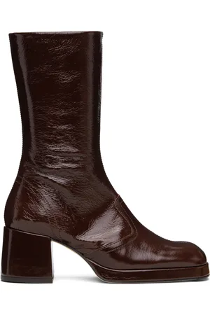 Miista Bottes Cass brunes