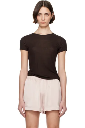 Leset T-shirt Rozzi brun