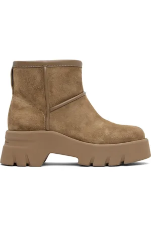 Gianvito Rossi Bottes Stormy brunes
