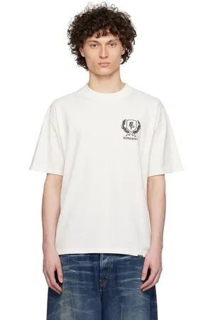Represent T-shirt blanc cassé à armoiries