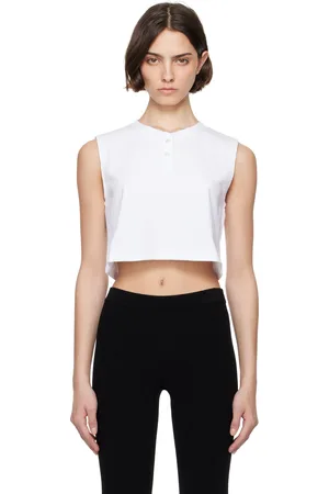 Leset Henley sans manches blanc - Margo