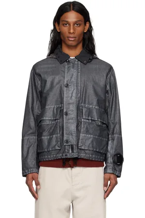 C.P. Company Blouson Mille gris en Rafia