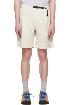Gramicci Short beige à écusson à logo