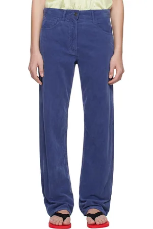 The Row Pantalon Tarley bleu