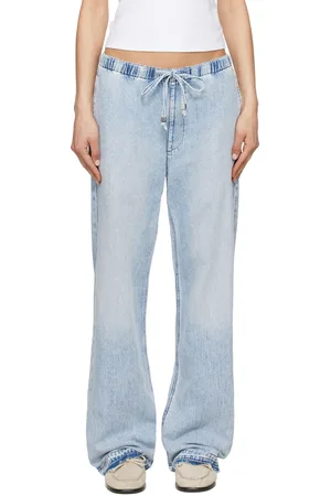 RAG&BONE Jean ample Logan bleu en denim ultraléger