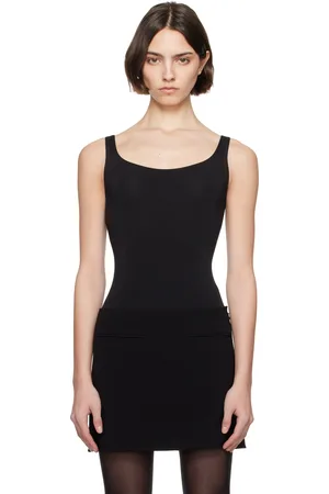 Wolford Justaucorps Jamaika noir à entrejambe de style tanga