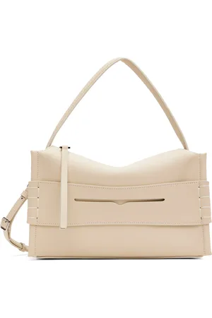J.W.Anderson Sac blanc cassé à panneau de style flâneur