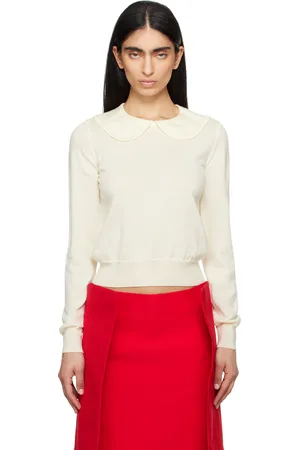 Comme des Garçons Pull jaune en tricot