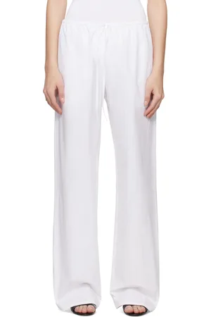 MATTEAU Pantalon blanc à cordon coulissant