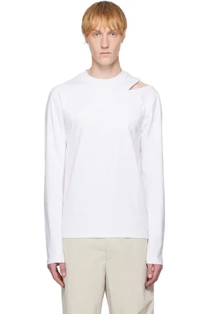 HELIOT EMIL T-shirt à manches longues Pleistos blanc
