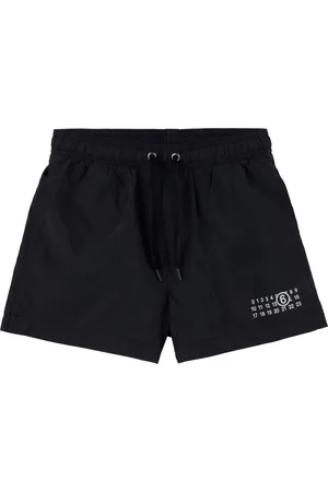 Maison Margiela Enfant | Maillot de bain noir à cordon coulissant