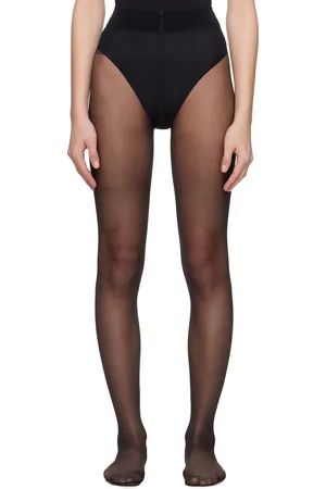 Wolford Collant noir en nylon 20 deniers satiné