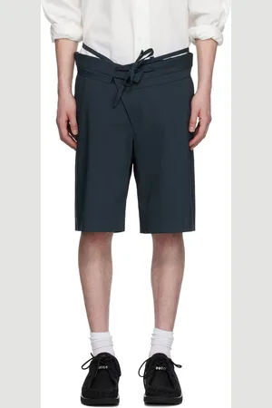 OTTOLINGER Short de style tailleur bleu marine à taille repliée