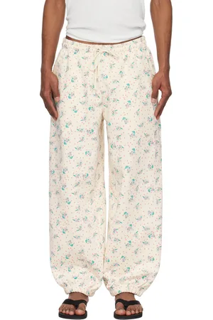 ASHLEY WILLIAMS Pantalon de survêtement jaune à motif de lapins