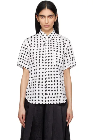 Comme des Garçons Chemise à manches courtes blanche