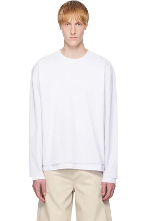 HELIOT EMIL T-shirt à manches longues Deceptae blanc