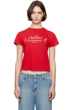 RE/DONE T-shirt rouge - Dan Tana