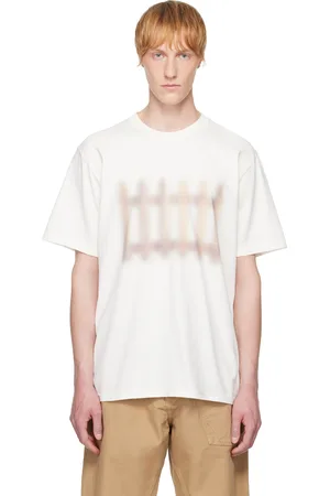 J.W.Anderson T-shirt blanc cassé à image imprimée