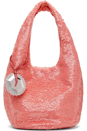 J.W.Anderson Mini sac rose à paillettes