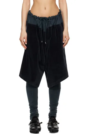 Kiko Kostadinov Pantalon Pennon bleu marine en jersey